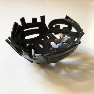 Ceramic Bowl made of ceramic letters
