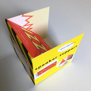 Promotional Brochure (can fold into a square to be mailed)